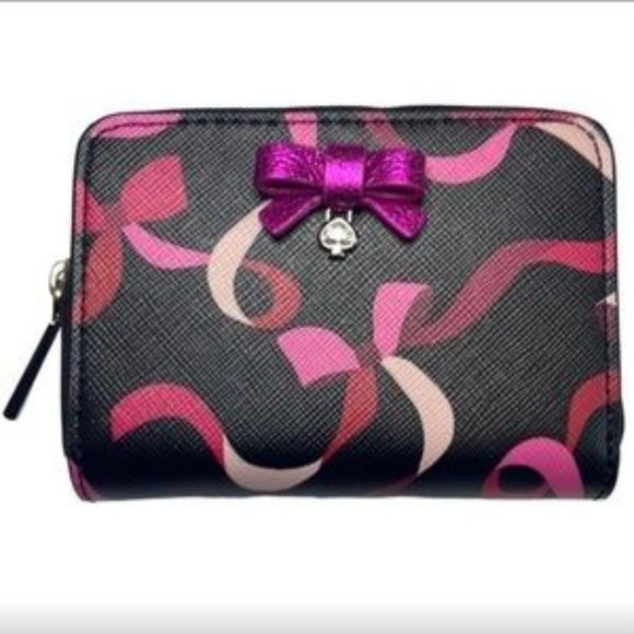 🎀Kate Spade Wrapping Party Zip Around Card Holder/Wallet🎀 - Picture 1 of 14